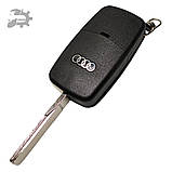 Викидний ключ корпус A3 Audi 3 кнопки CR1616 CR1620 4D0837231A 4D0837231N, фото 4