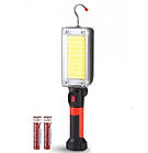 Ліхтар WORKLIGHT ZJ-8859-COB-2, ЗУ Type-C, 2x18650, 3 магніти, прищіпка, гак, фото 4