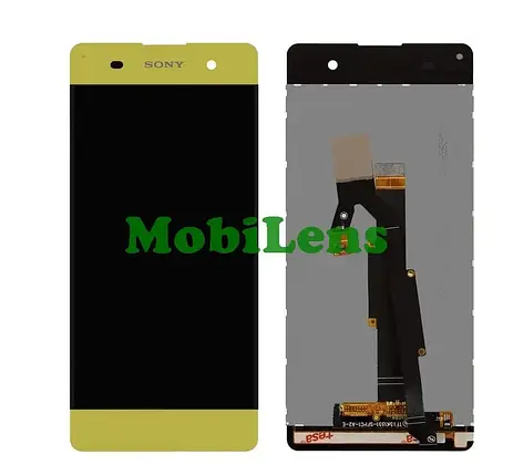 Sony F3112, Xperia XA, F3111, F3113, F3115, F3116 Дисплей+тачскрин(модуль) Lime Gold, фото 1