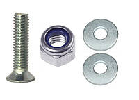 Болт № 6мм с гайкой и шайбой \ 50 мм \ 1563