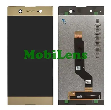 Sony G3212, Xperia XA1 Ultra, G3221, G3223, G3226 Дисплей + тачскрин (модуль) Gold Original *PRC, фото 1