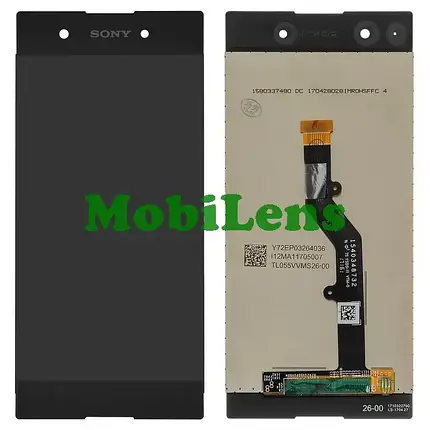Sony G3412, G3416, Xperia XA1 Plus Dual Дисплей+тачскрин (модуль) чорний Original *PRC, фото 1