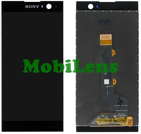 Sony H4133, H4113 Xperia XA2, H3113, H3123, H3133 Дисплей + точскрин (модуль) чорний Original *PRC, фото 1