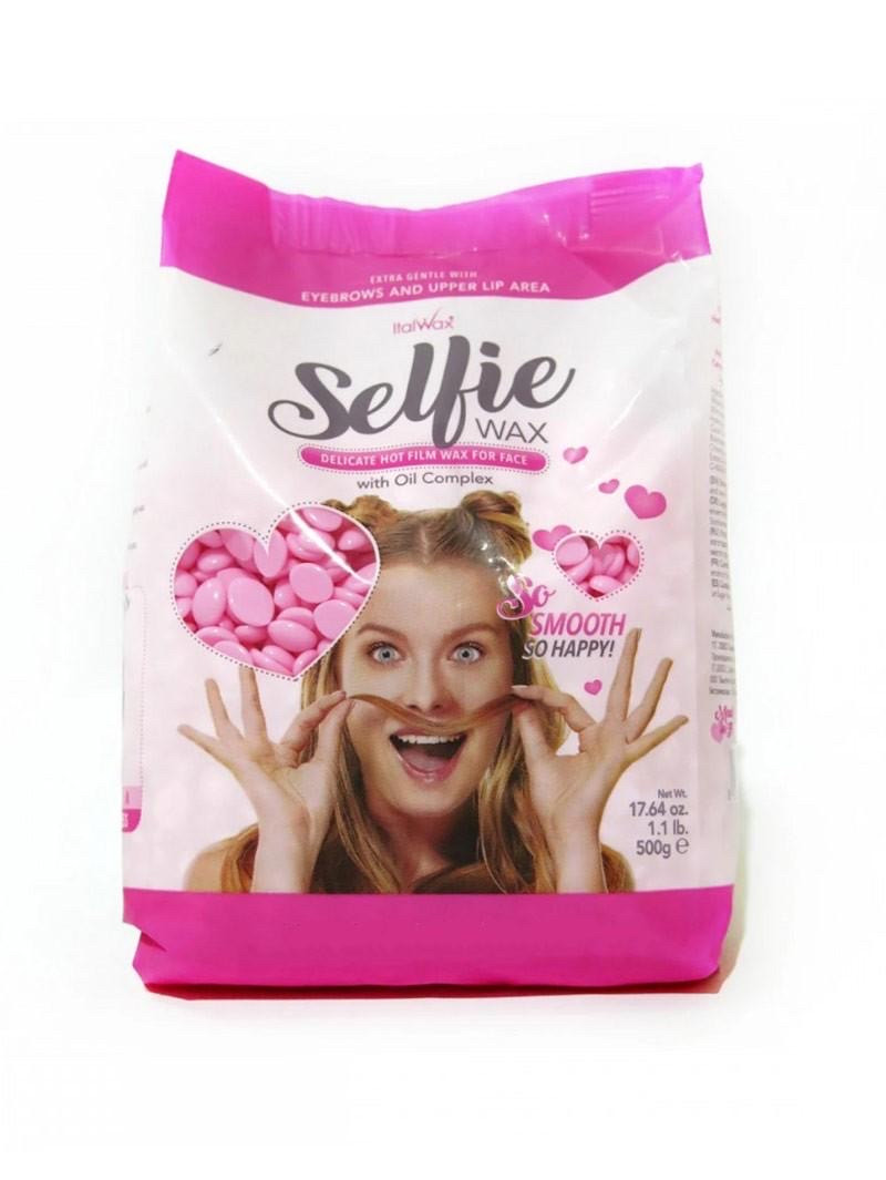 Віск гарячий в гранулах для обличчя «Italwax Selfie», 500 г