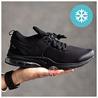 Мужские еврозимние кроссовки Nike Air Presto Gore-Tex Winter Termo, черные кроссовки найк аир престо гортекс