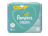 Детские влажные салфетки Baby Fresh Clean 4х52шт ТМ PAMPERS