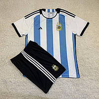 Детская футбольная форма национальной сборной Аргентина домашняя сезон 2022-2023 размер 16, 18, 20, 28