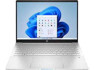 Ноутбук HP Pavilion Plus 14-eh1007ua 14" 2.2K IPS AG, Intel i5-1335U, 16GB, F512GB, NVD550-2, DOS, сріблястий