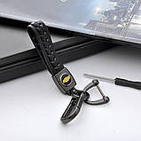Брелок Chevrolet для автомобільних ключів Екошкіра косиця, фото 2