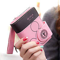 Жіночий рожевий гаманець Мікі код 411