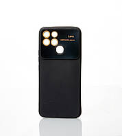 Чехол Infinix Smart 6 с защитой камеры черный (инфиникс смарт 6)