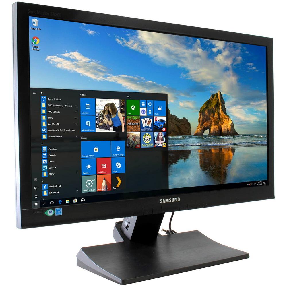 Монітор 22" FullHD 1920*1080 TN Samsung S22A200B LED VGA DVI Pivot зовн.БЖ чорний бв A Гар.12міс!