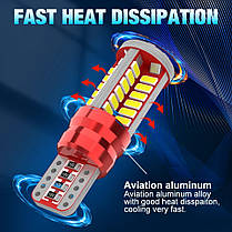 Світлодіодна лампа T10 57SMD 3014Chip 2,3 Вт зі світлодіодів W5W лампочки номерного знака, фото 3