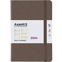 Щоденник Axent Partner Soft Diamond А5 2024 на гумці, м'яка обкладинка (8818-24-56-A)