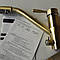 Трипозиційний кран змішувач із верхньою ручкою GLLR-0555 Bronze — Бронза, фото 2