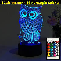 3D Світильник Сова