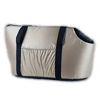 Сумка переноска Пухнастики для котів та собак, оливкова 51*28 см