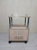 Візок косметологічний 300x400x550 мм з ящиком та ручками