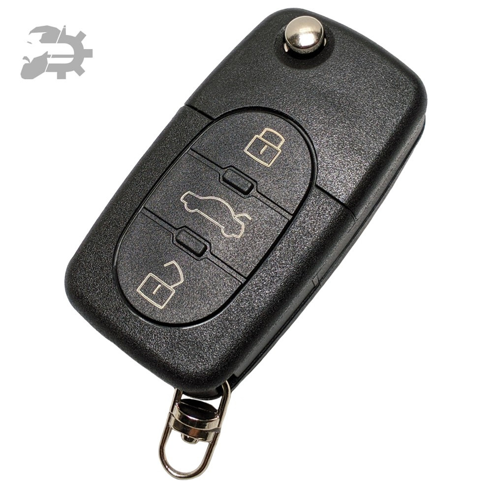 Викидний ключ корпус A8 Audi 3 кнопки CR1616 CR1620 4D0837231A 4D0837231N