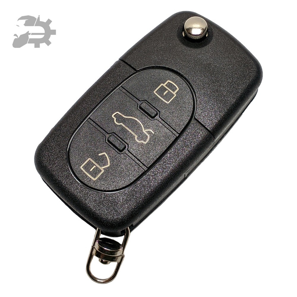 Викидний ключ корпус A8 Audi 3 кнопки CR2032 4D0837231A 4D0837231