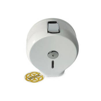 Пластиковий диспенсер для туалетного паперу з нижнім витягуванням, білий Afacan Plastik