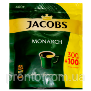 Кава Jacobs Monarch розчинна 300г+50 (Якобс Монарх 300+50 г)