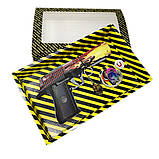 Гумкостріл "DESERT EAGLE BLAZE" із STANDOFF 2, дерев'яний іграшковий пістолет, фото 3