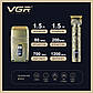 Набір для стриження та гоління VGR V-649 Shaver Set шейвер для гоління, тример для бороди — електробритва (ST), фото 4