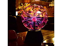 Плазменный шар с молниями 13 см Plasma Ball Tesla 13 см атмосферный ночник 543IM-65
