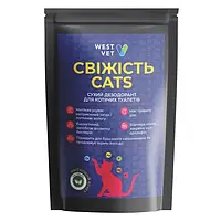 Дезодорант для котячих туалетів WestVet Свіжість Cats Квітковий Букет 700г