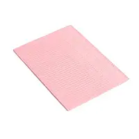 Салфетки трехслойные водонепроницаемые, Санорма, размер 33х41 см, цвет: розовый, 50 шт/уп