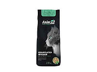 Наполнитель для кошачьего лотка Древесный 2,8кг с ароматом мяты ТМ AnimAll BP