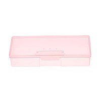 Контейнер пластиковый для хранения инструментов, 19 х 7.5 х 4 см, розовый