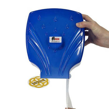 Контейнер для туалетного паперу міні-джамбо, блакитний прозорий Afacan Plastik