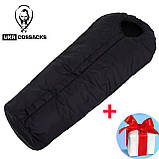 Спальний мішок зимовий -35 °C Ukr Cossacks (XL) З додатковими кишенями + Бахіли у подарунок, фото 2