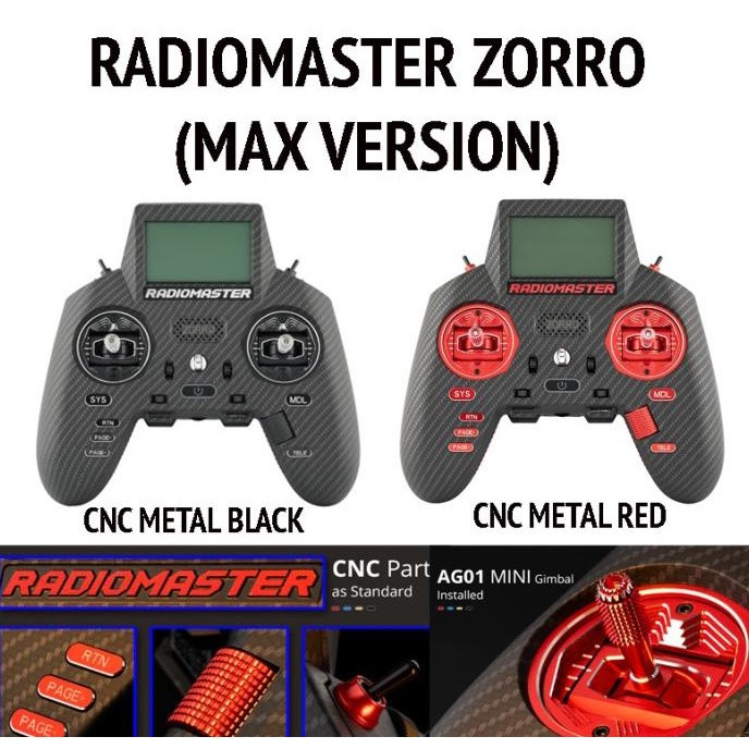 ロマ RadioMaster Zorro MAX (4в1) – топовая аппаратура для FPV и