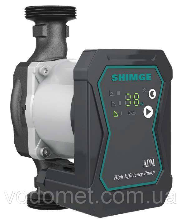 Насос циркуляційний енергозберегAPM 25/6-130 Qmax-3м3 + гайка1"+ кабель SHIMGE - 29476
