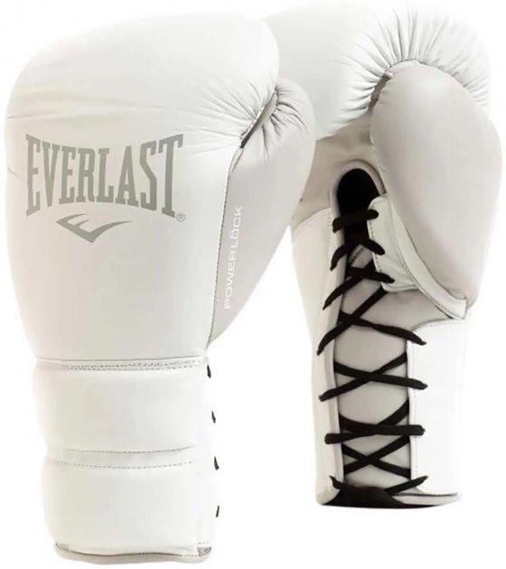 Боксерські рукавиці Everlast Powerlock 2 Pro Lace Білий 14 унцій (896910-70-814 14)