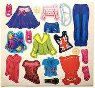 БАГАТОРАЗОВА АППЛІКАЦІЯ Одяг для красуні! "Співачка" | Набір для творчості, фото 5