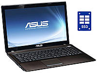 Ноутбук Asus K53E / 15.6" (1366x768) TN / Intel Core i3-2330M (2 (4) ядра по 2.2 GHz) / 8 GB DDR3 / 240 GB SSD