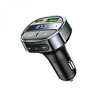 Модулятор Hoco E70 PD30W+QC3.0 car BT FM transmitter Цвет Черный от магазина style & step