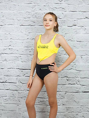 Купальник подростковый Z.Five 637 Солнце желтый(В НАЛИЧИИ только 30 32 34 36 УКР р-ры), фото 1