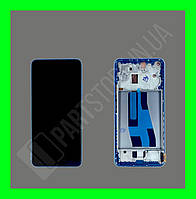 Дисплей Xiaomi 11 Lite 5G NE / 11T Lite (2021) с сенсором и рамкой, синий (оригинальные комплектующие)