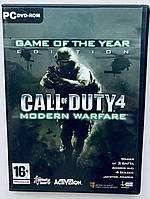 Call of Duty 4 Modern Warfare Game of the Year Edition, Б/У, английская версия - диск для PC