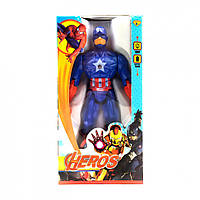 Фігурки супергероїв 945ABHSZ-6, зі звуковими ефектами, 19 см (Капітан Америка) від LamaToys