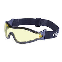 Очки защитные с уплотнителем Global Vision Z-33 Anti-Fog, желтые (1З33-30)