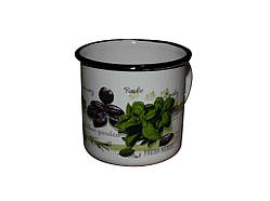 Кухоль єм. 1л /2 без кришки Зелень фреш (I0107/2) ТМ IDILIA Solmir