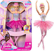 Лялька Барбі балерина що світиться Barbie Dreamtopia Doll, Twinkle Lights Posable Ballerina with 5 Light-Up