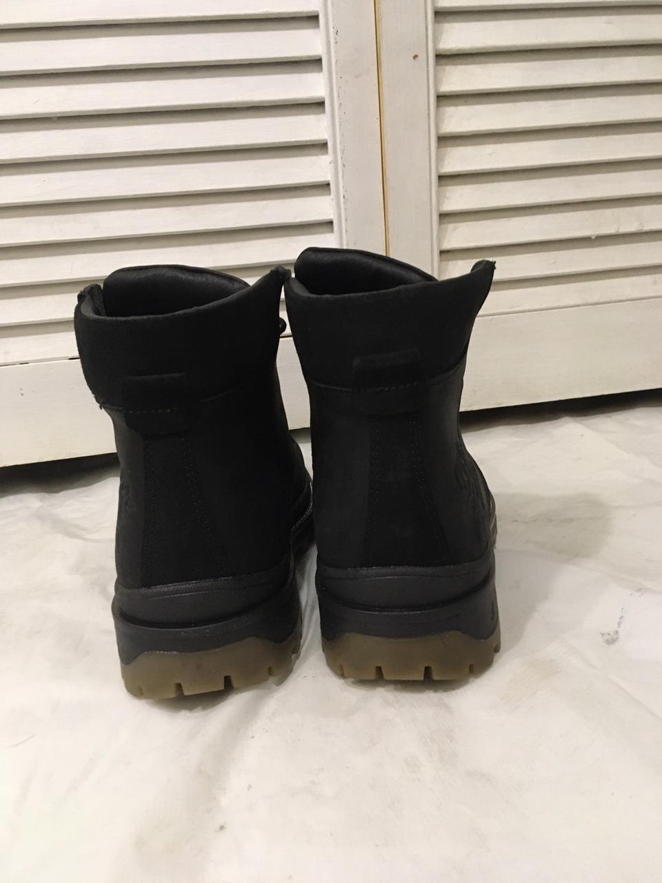 Супер Wrangler! Мужские зимние ботинки черные натуральная кожа обувь в стиле Вранглер сапоги - фото 8 - id-p583644501