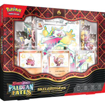 Колекційний набір Покемон Pokemon TCG: Paldean Fates Premium Collection Box Skeledirge ex